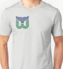 Hartford Whalers CT Logo Watercolor (see profile for regular) Unisex T-Shirt