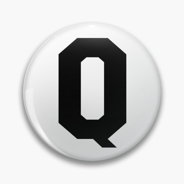 Artikelvorschau, Alphabet, schwarzes Q, Sportbuchstabe Q entworfen und verkauft von TheCultStuff.