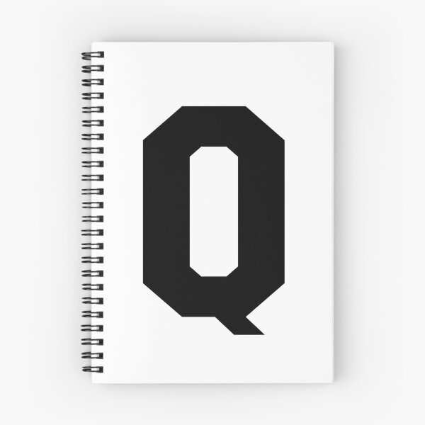 Item preview, Alfabeto, Q negra, letra Q deportiva designed and sold by TheCultStuff.
