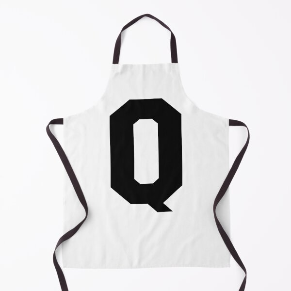 Item preview, Alphabet, Black Q, Sports letter Q designed and sold by TheCultStuff.