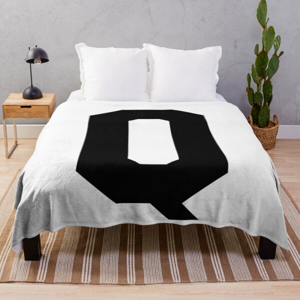 Item preview, Alphabet, Black Q, Sports letter Q designed and sold by TheCultStuff.