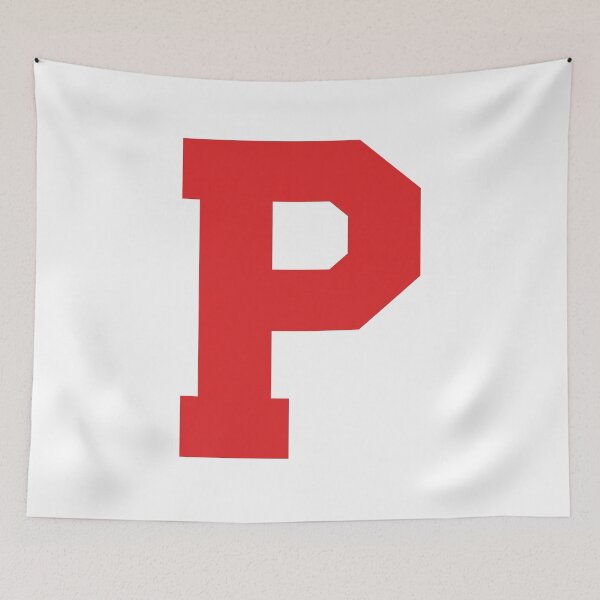 Item preview, Alphabet, Red P, Sports letter P designed and sold by TheCultStuff.
