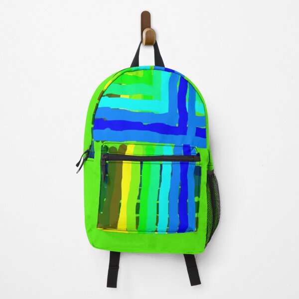 Item preview, Royal Blue and Lime Green etc. Abstract Wonky designed and sold by DianeBP.
