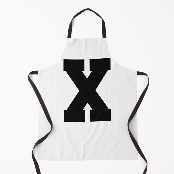 Item preview, Alphabet, Black X, Sports letter X designed and sold by TheCultStuff.