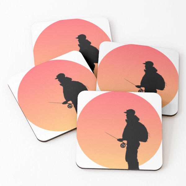 Item preview, Fly fisherman at twilight designed and sold by partsmanrod.