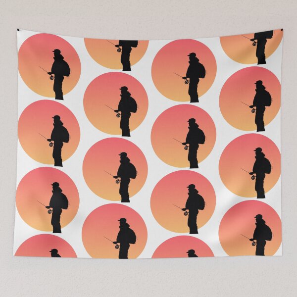 Item preview, Fly fisherman at twilight designed and sold by partsmanrod.