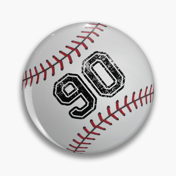 Item preview, Baseball ball number 90, ninety designed and sold by TheCultStuff.