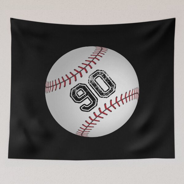 Item preview, Baseball ball number 90, ninety designed and sold by TheCultStuff.