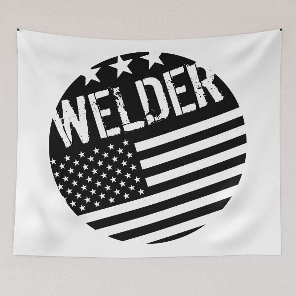 Item preview, Welder: Black Flag (Circle) designed and sold by Jared Davies.