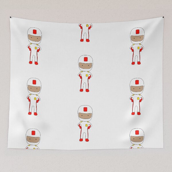 Item preview, Red, white and yellow pit crew - DoodleAndDrive designed and sold by DoodleAndDrive.
