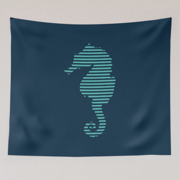 Item preview, seahorse stripes designed and sold by asyrum.