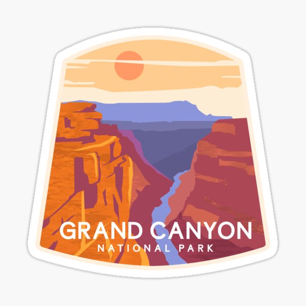 Grand Canyon National Park Explorer Sticker Sticker