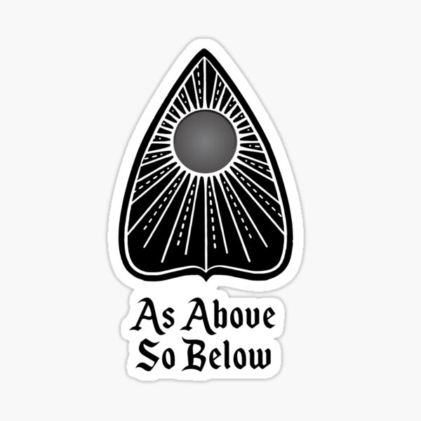 As above, so below, planchette and Ouija board. .br As above, so below, planchette and Ouija board. .br