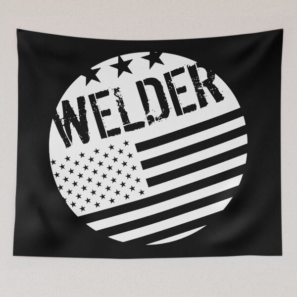 Item preview, Welder: Flag (Circle) designed and sold by Jared Davies.