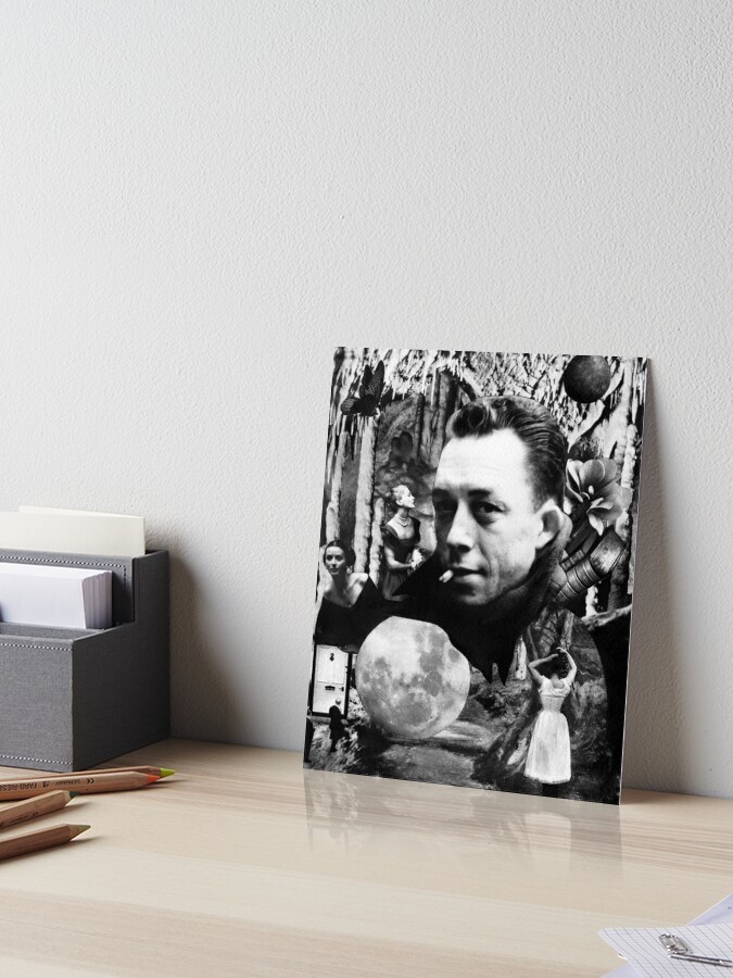 Albert Camus Reading The Newspaper - Diamond Painting 