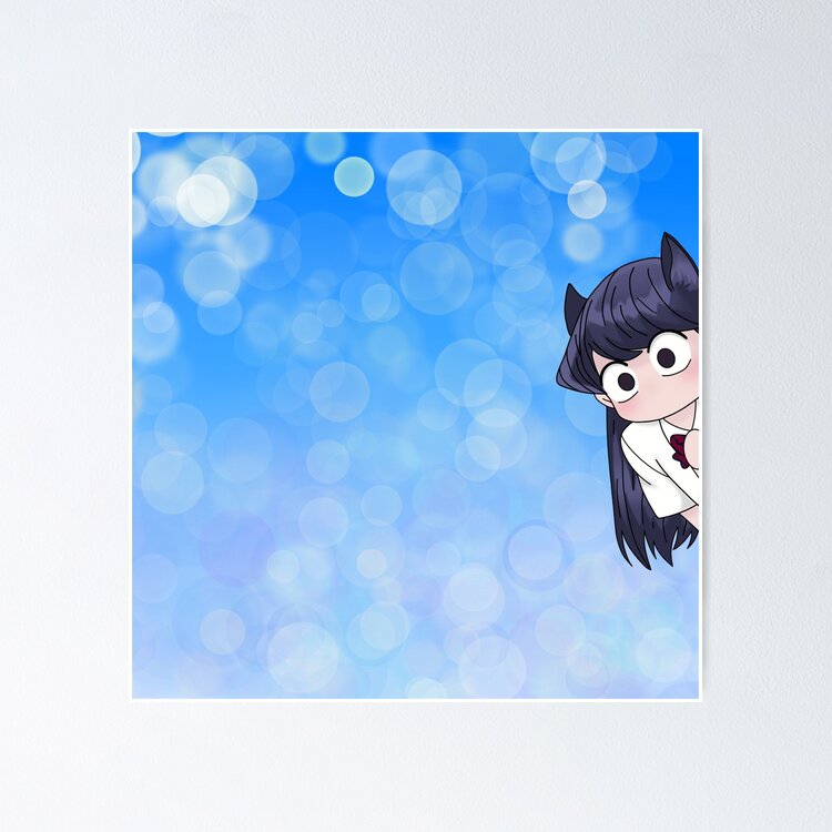 Komi-san Cat Ears Poster for Sale by darkerart