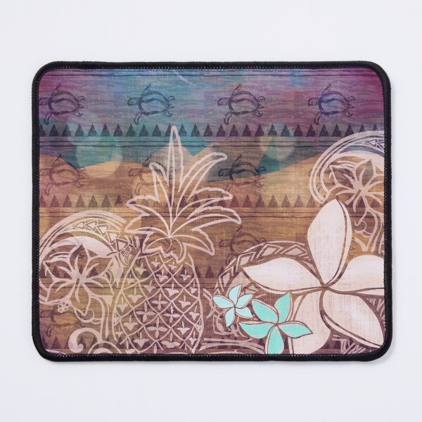 Item preview, Polynesian Turtle And Pineapple Pattern 2074 designed and sold by sunnthreads.