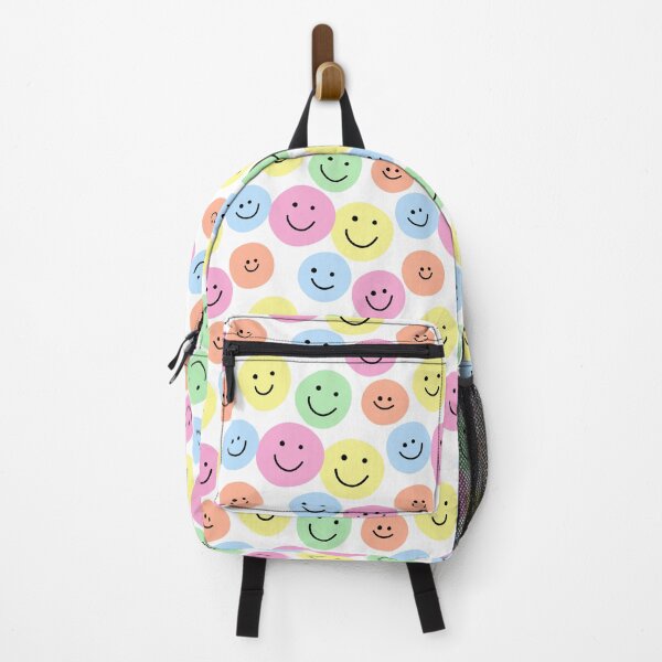 Item preview, Happy Face Party (pastel rainbow) designed and sold by Design Minds Boutique.