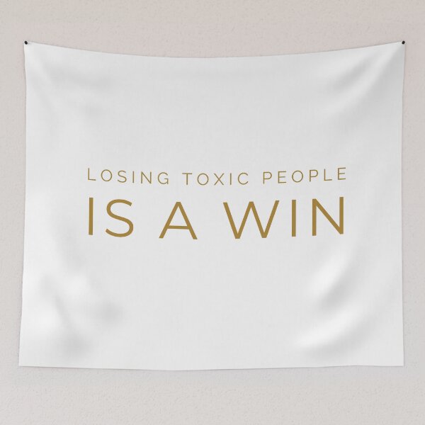 Item preview, LOSING TOXIC PEOPLE IS A WIN designed and sold by successmom.