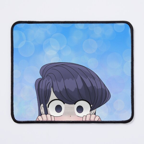 Item preview, Scared Komi Shouko Peeker (Chibi) designed and sold by knockknock313.