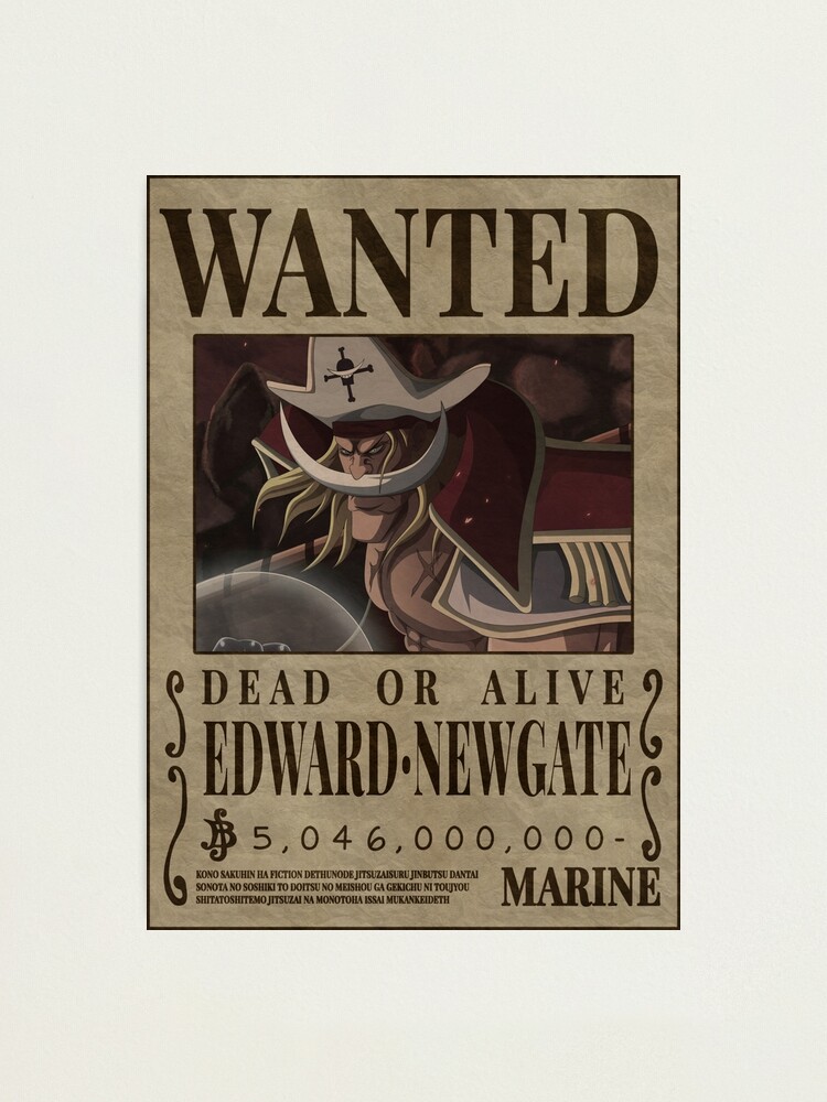 ONE PIECE - Poster - Wanted Barbe Blanche