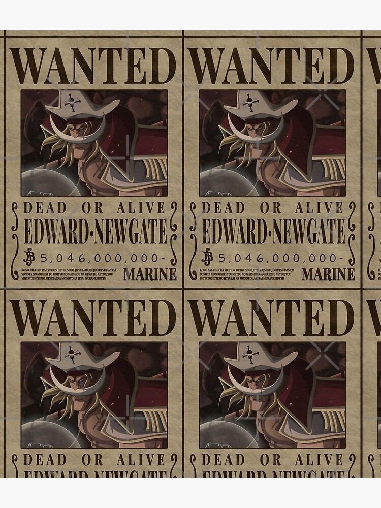 One Piece Wanted Poster - WHITEBEARD Poster