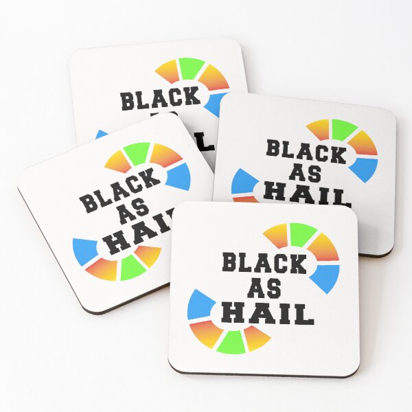 Item preview, black as hail designed and sold by bahdsgraphic.