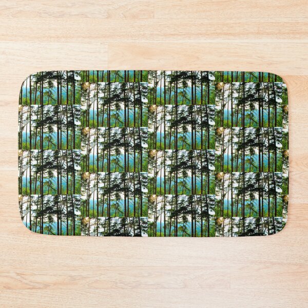 Item preview, View from Monte San Martino with pine trees, sun, Sibillini and hills designed and sold by Kristina Drozd.