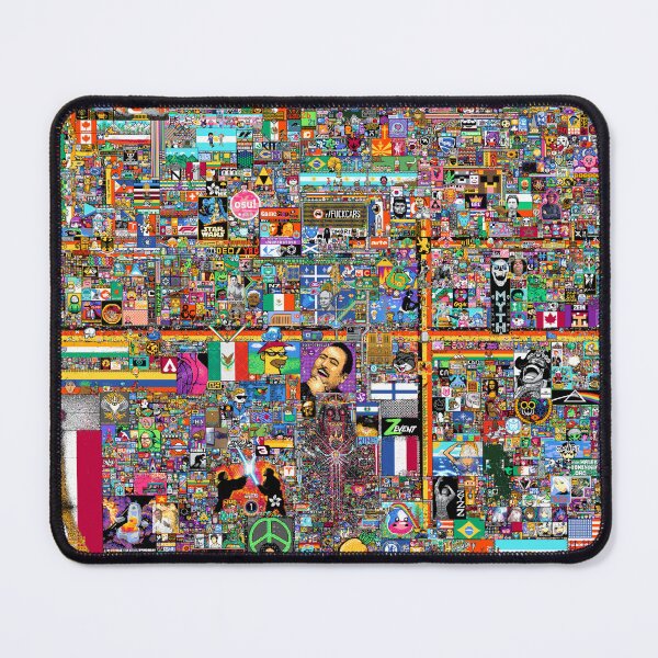Item preview, "r/place" - Reddit digital art - 2022 designed and sold by Tikipukapuka.