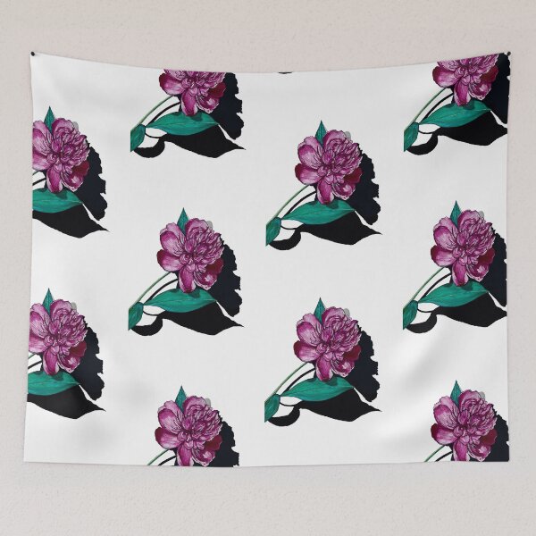 Item preview, Single Pink Peony Watercolor  designed and sold by sabelsstudio.