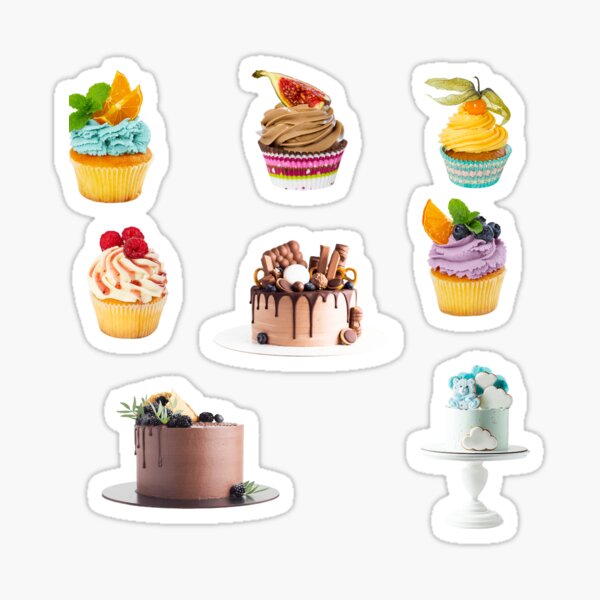 Cake and Cupcake Stickers