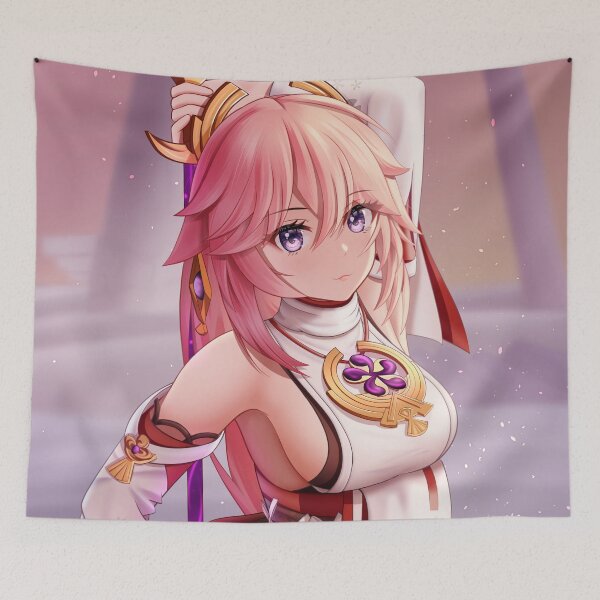 Item preview, Miko Chan Genshin Impact designed and sold by genshinwaifus.