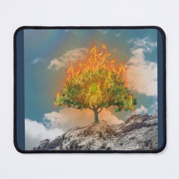 Item preview, burning tree designed and sold by RayanneArt.