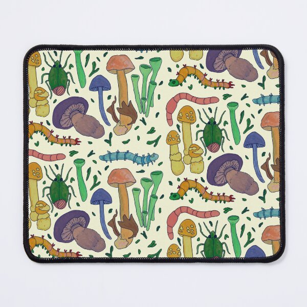Item preview, Grubs, Bugs, and Mushrooms designed and sold by Audrey Pearson.
