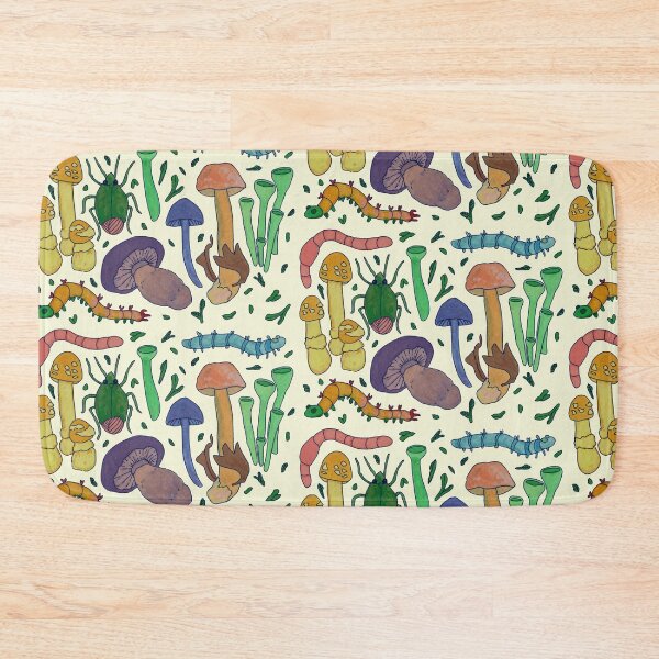Item preview, Grubs, Bugs, and Mushrooms designed and sold by Audrey Pearson.