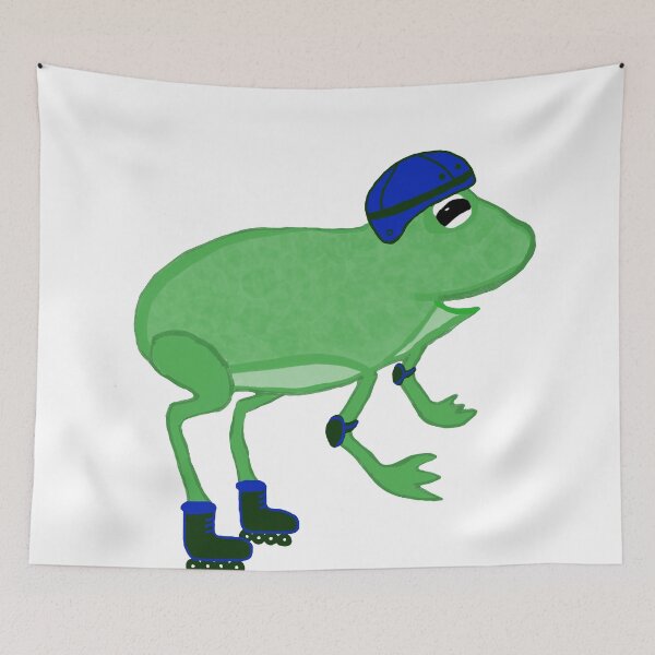 Item preview, Skating Frog designed and sold by fairytalearrrt.