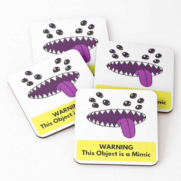 Item preview, Cute Purple Mimic Object With Text designed and sold by CursedJade.