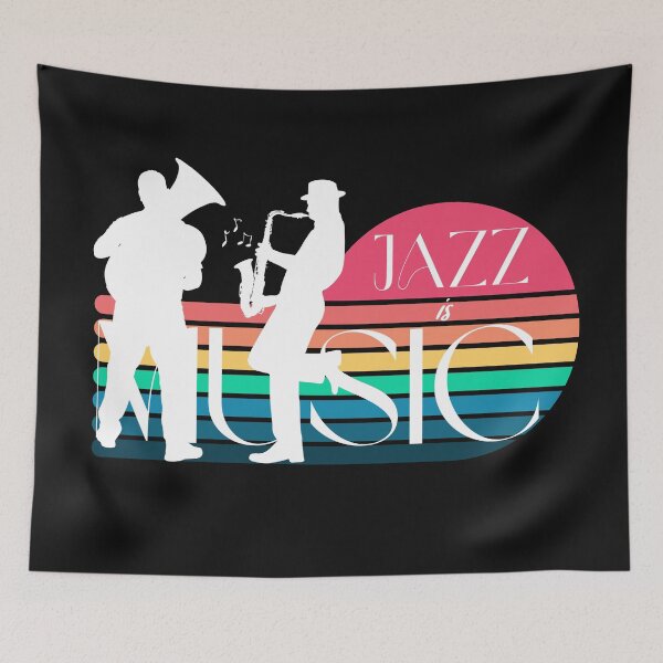 Item preview, Jazz is Music Vintage Vibes designed and sold by Nancyanna.