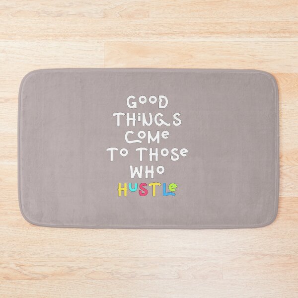 Item preview, good things come to those who hustle Classic black T-Shirt. designed and sold by Lachkarstore.
