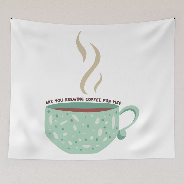 Item preview, Are you brewing coffee for me, cute mosaic coffee mug designed and sold by Emily Roberts.