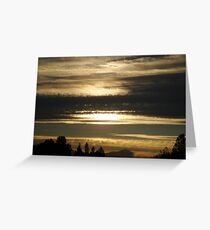 Tainted Sky at Twilight Greeting Card
