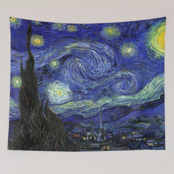 Item preview, Starry Night Serenity with Church Steeple designed and sold by SweetMySpot.