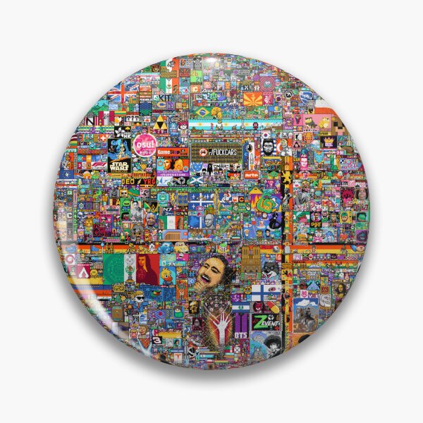 Item preview, "r/place" - Reddit digital art - 2022 Last hours designed and sold by Tikipukapuka.