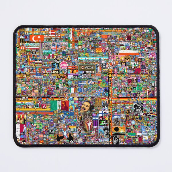 Item preview, "r/place" - Reddit digital art - 2022 Last hours designed and sold by Tikipukapuka.