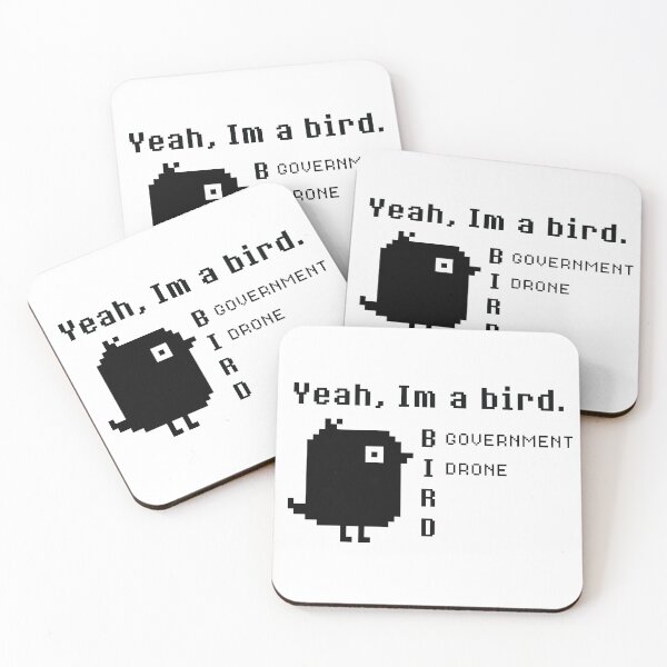 Item preview, Yeah im a government bird drone Retro 8 bit designed and sold by TheMattDesigns.