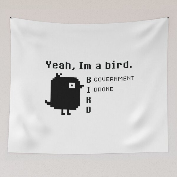 Item preview, Yeah im a government bird drone Retro 8 bit designed and sold by TheMattDesigns.