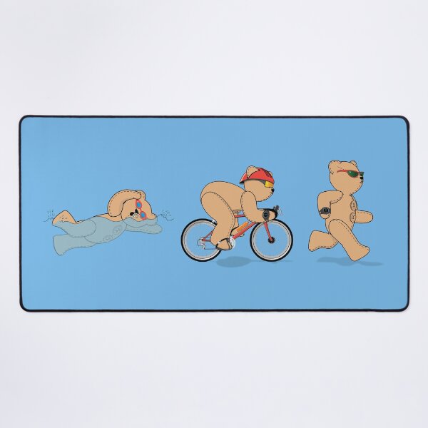 Aperçu de l'œuvre Ours en peluche de triathlon créée et vendue par grumpyteds.