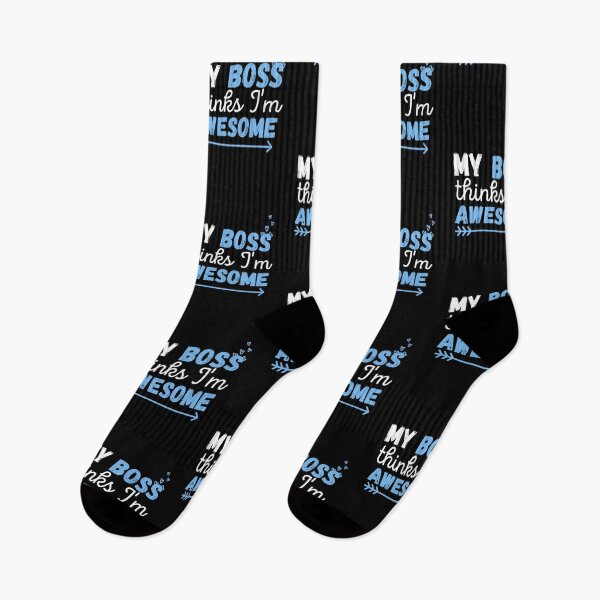 Item preview, My boss thinks I'm awesome! designed and sold by ronaldsonou.