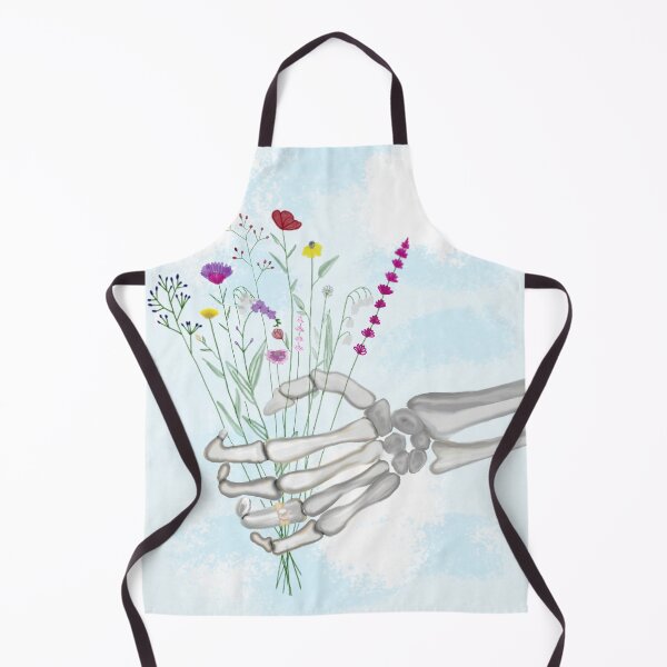 Item preview, Skeletal Hand and Flowers designed and sold by livvysophie.