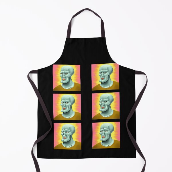 Item preview, Handsome Squidward Cartoon pink background stickers pack designed and sold by Mezocrurth.